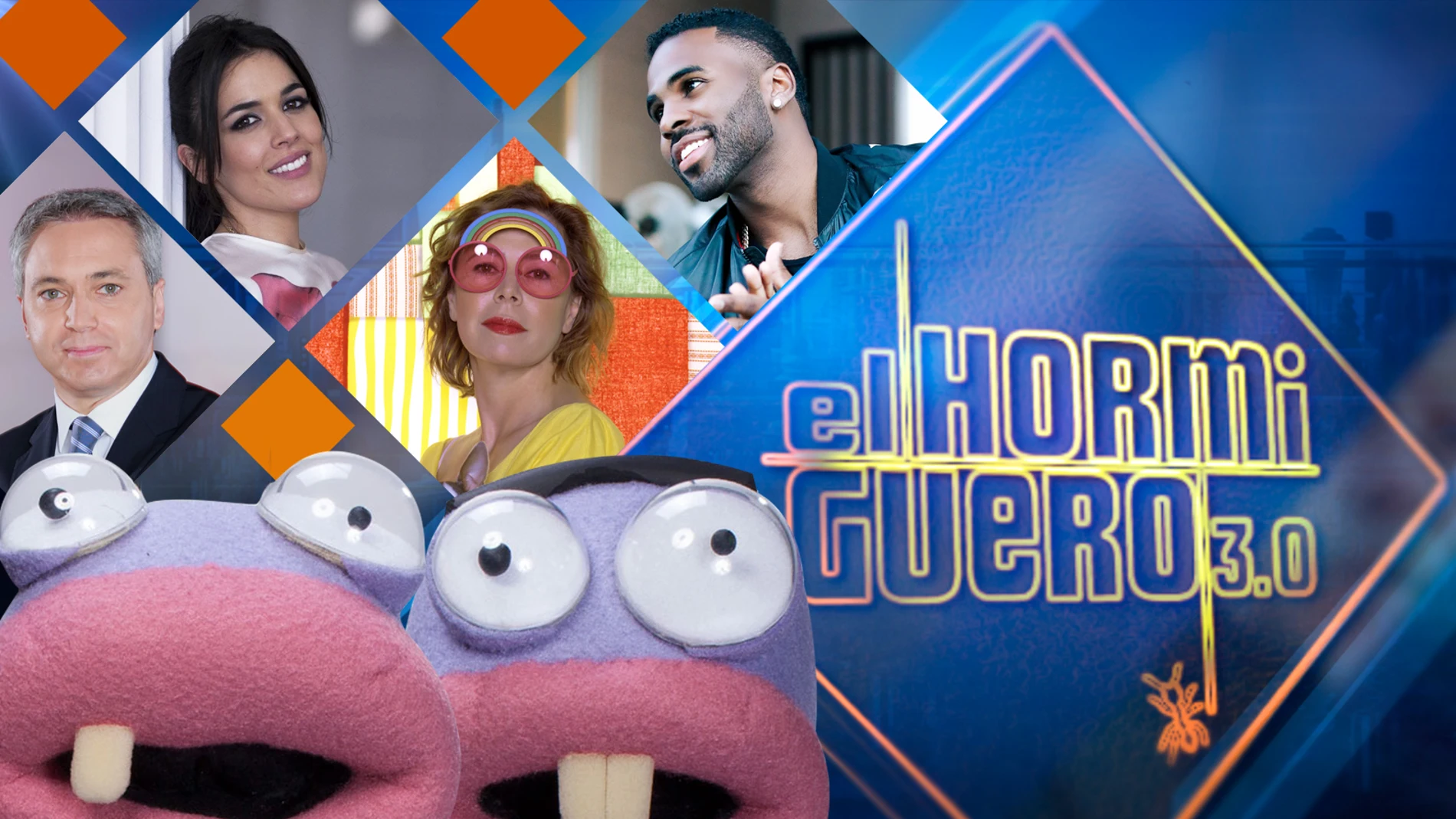 Vicente Vallés, Adriana Ugarte, Ágatha Ruiz de la Prada y Jason Derulo, se divertirán la próxima semana en 'El Hormiguero 3.0'