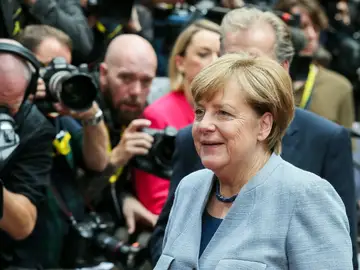 La canciller alemana, Angela Merkel La canciller alemana, Angela Merkel