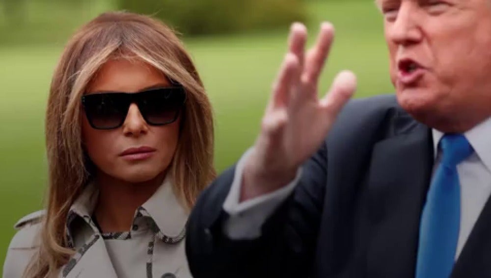 ¿Melania Trump usa una doble?