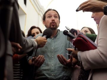 El secretario general de Podemos, Pablo Iglesias