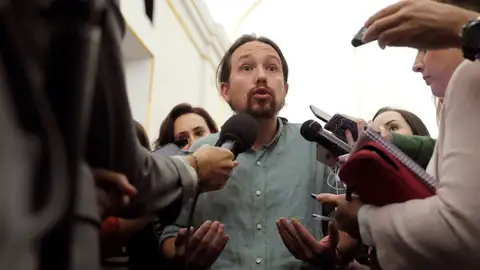 El secretario general de Podemos, Pablo Iglesias El secretario general de Podemos, Pablo Iglesias