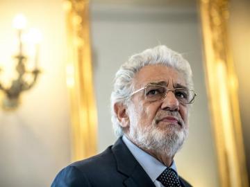 El tenor español Plácido Domingo