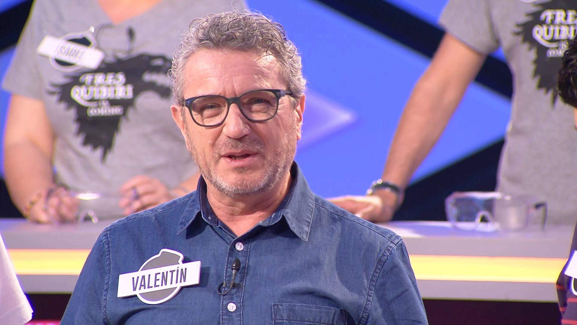 Valentín, el 'lobo' al que no se le da bien recibir masajes Valentín, el 'lobo' al que no se le da bien recibir masajes