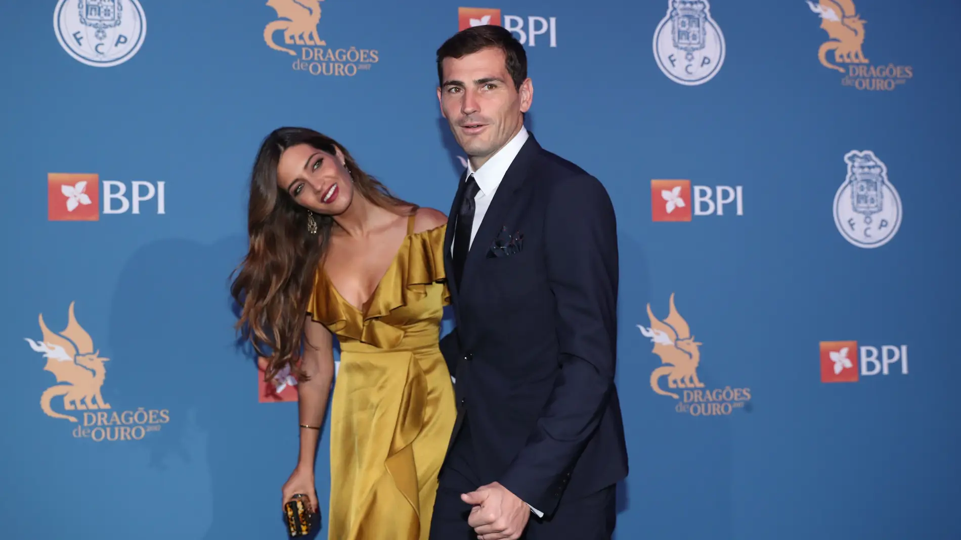 Iker Casillas y Sara Carbonero en la gala Dragones de Oro de Oporto 