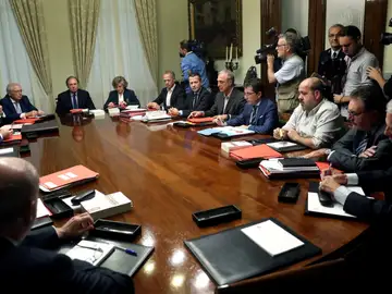 La comisión del Senado que tramita el artículo 155 La comisión del Senado que tramita el artículo 155