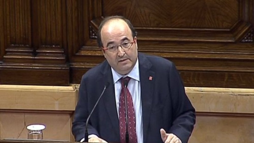 Miquel Iceta comparece en el Parlament