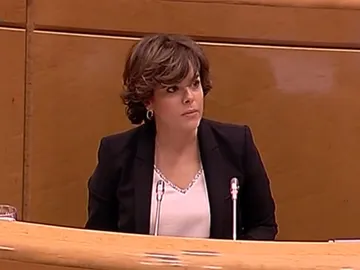 Soraya Sáenz de Santamaría, en el Senado Soraya Sáenz de Santamaría, en el Senado
