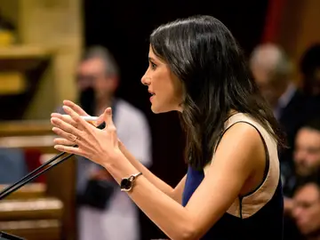 La lider de Ciudadanos en Cataluña Inés Arrimadas La lider de Ciudadanos en Cataluña Inés Arrimadas