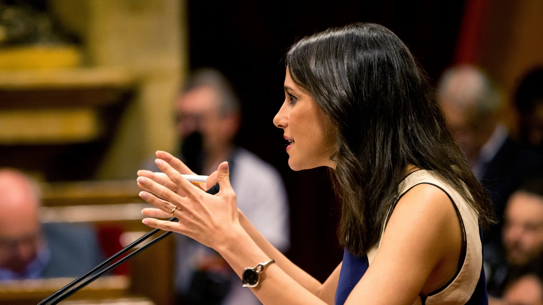 La lider de Ciudadanos en Cataluña Inés Arrimadas La lider de Ciudadanos en Cataluña Inés Arrimadas