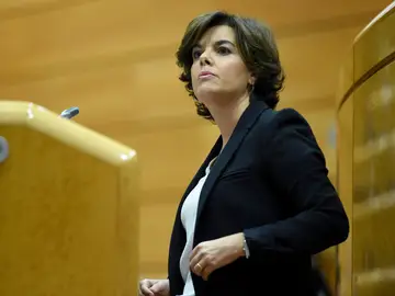La vicepresidenta del Gobierno, Soraya Sáenz de Santamaría La vicepresidenta del Gobierno, Soraya Sáenz de Santamaría