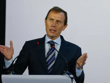 Emilio Butragueño, en un acto con el Real Madrid Emilio Butragueño, en un acto con el Real Madrid