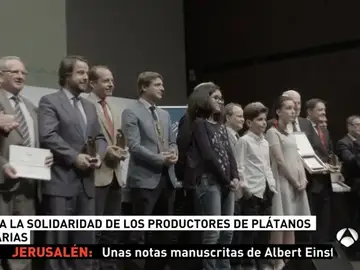 Banco de Alimentos premia a la solidaridad de los productores de Plátanos de Canarias Banco de Alimentos premia a la solidaridad de los productores de Plátanos de Canarias
