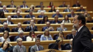 Rajoy, en el Pleno del Senado