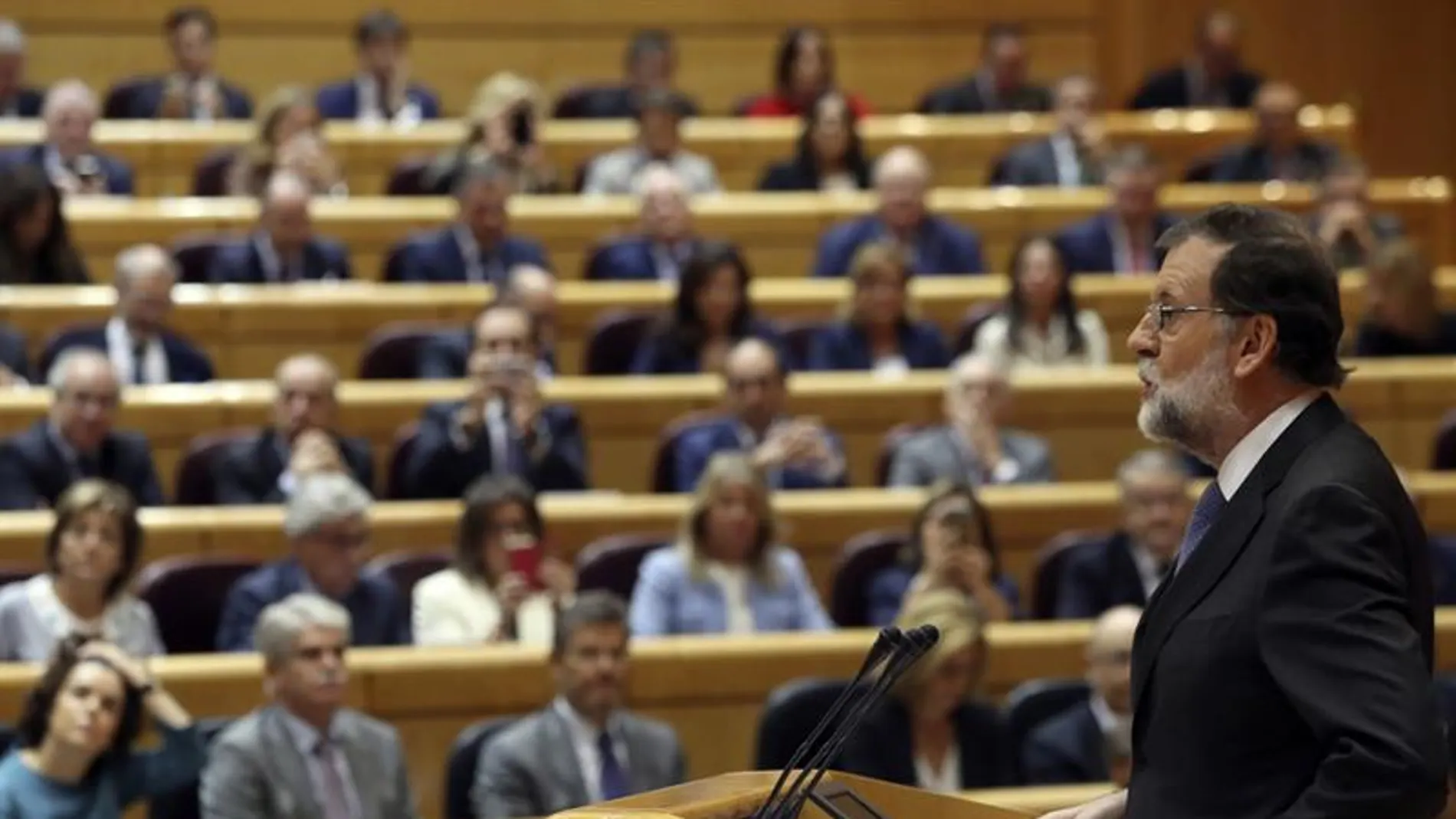 Rajoy, en el Pleno del Senado Rajoy, en el Pleno del Senado
