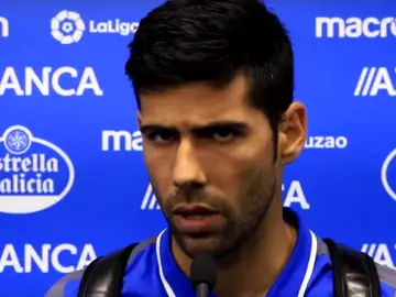 Juanfran, en zona mixta Juanfran, en zona mixta