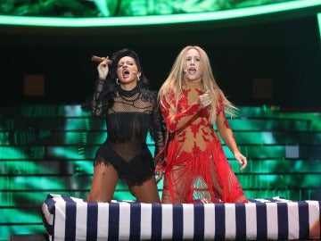 La Terremoto de Alcorcón y Silvia Abril revolucionan el plató con ‘Can’t remember to forget you’ como Shakira y Rihanna