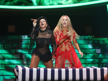 La Terremoto de Alcorcón y Silvia Abril revolucionan el plató con ‘Can’t remember to forget you’ como Shakira y Rihanna La Terremoto de Alcorcón y Silvia Abril revolucionan el plató con ‘Can’t remember to forget you’ como Shakira y Rihanna
