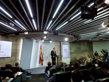 Mariano Rajoy en rueda de prensa tras el Consejo de Ministros