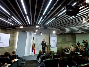 Mariano Rajoy en rueda de prensa tras el Consejo de Ministros Mariano Rajoy en rueda de prensa tras el Consejo de Ministros