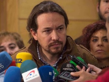 El secretario general de Podemos, Pablo Iglesias