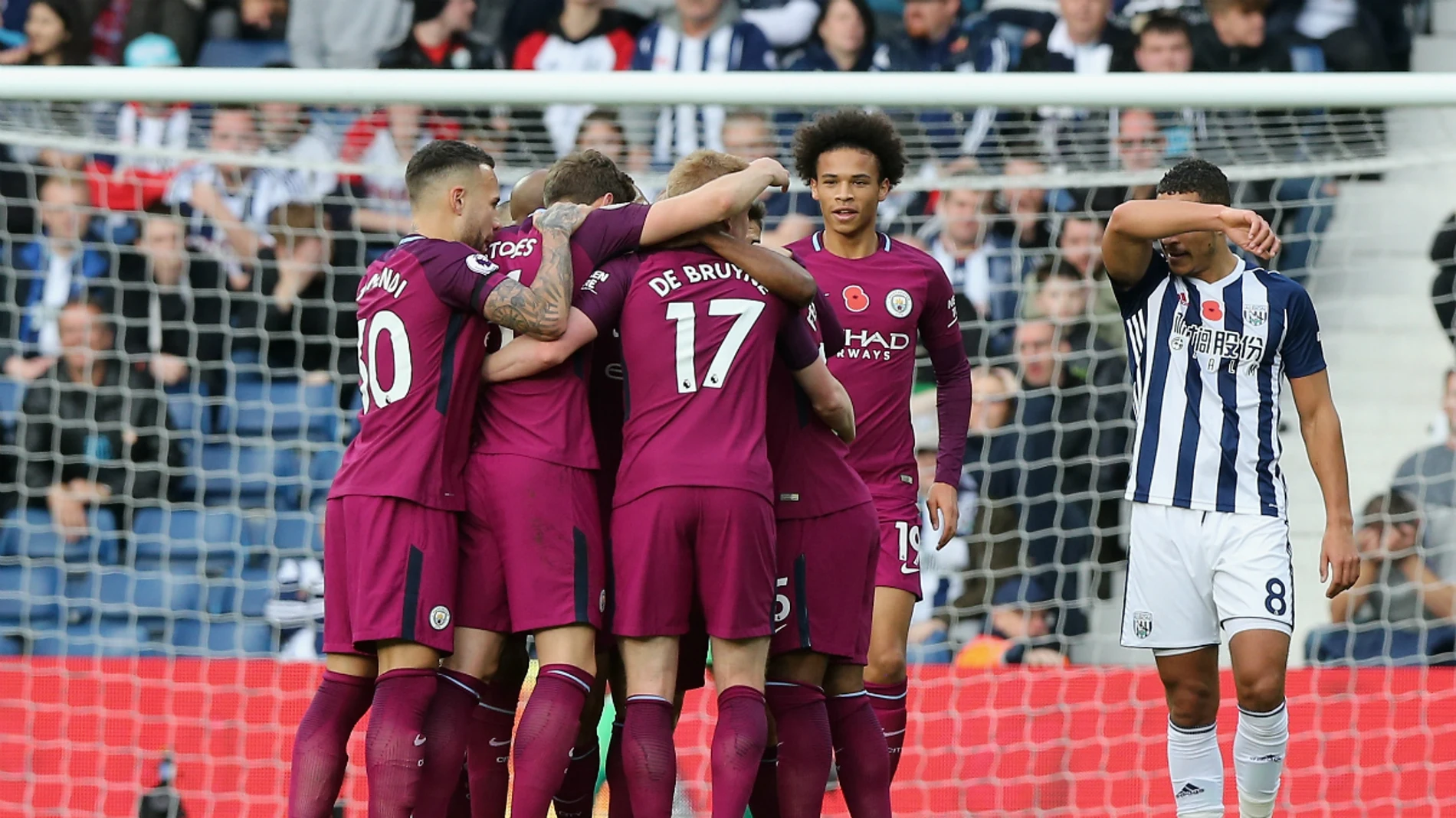 El Manchester City celebra un gol El Manchester City celebra un gol