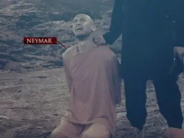 Neymar, protagonista del nuevo cartel de amenaza del ISIS al Mundial Neymar, protagonista del nuevo cartel de amenaza del ISIS al Mundial