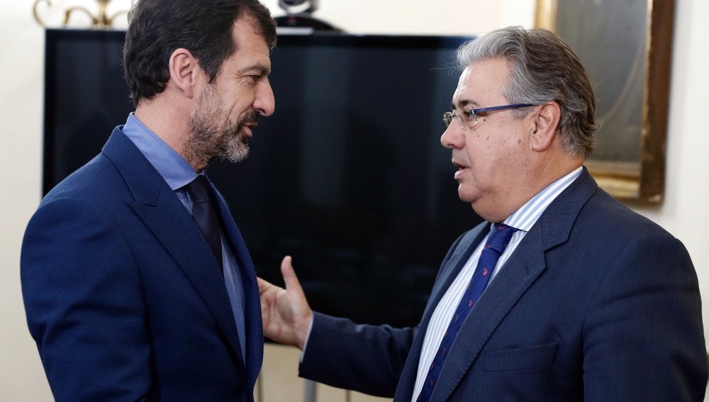 Zoido se reúne en Madrid con el nuevo jefe de los Mossos