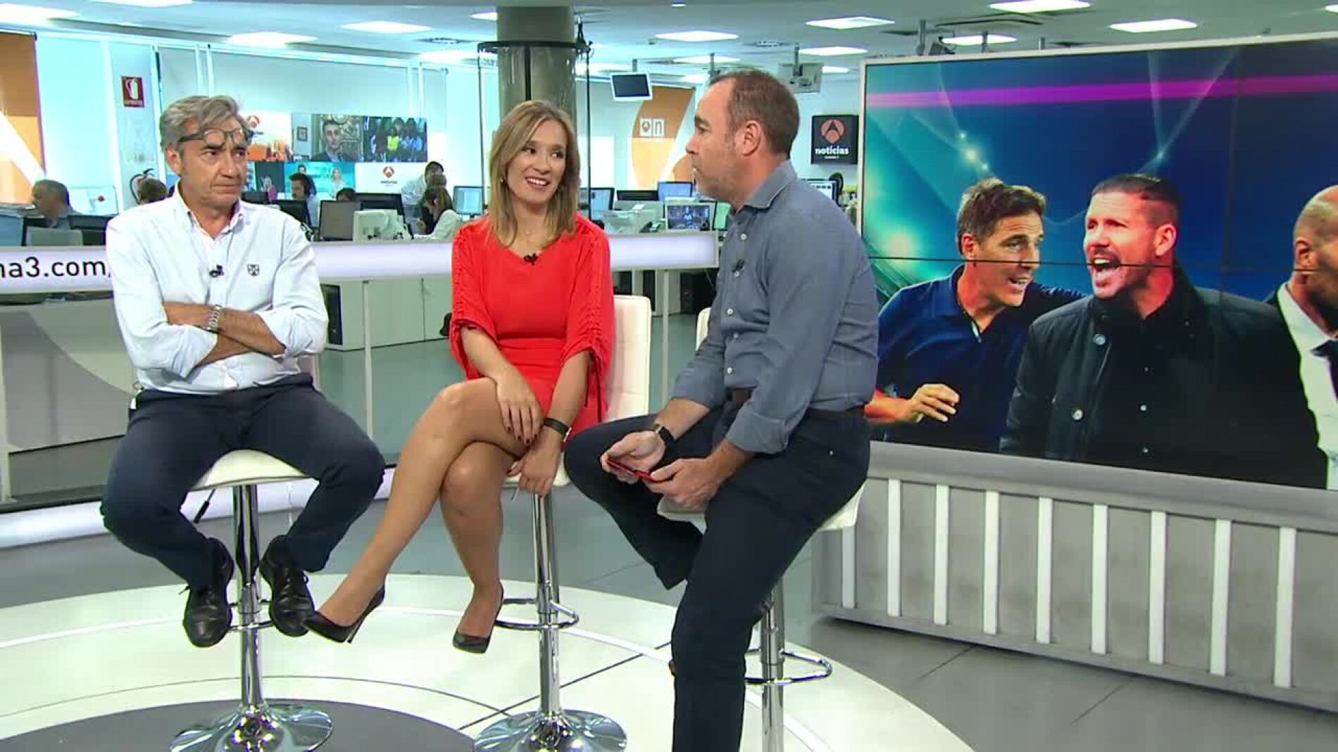 Alberto de Pablo, Rocio Mart&iacute;nez y Juan Antonio Paredero