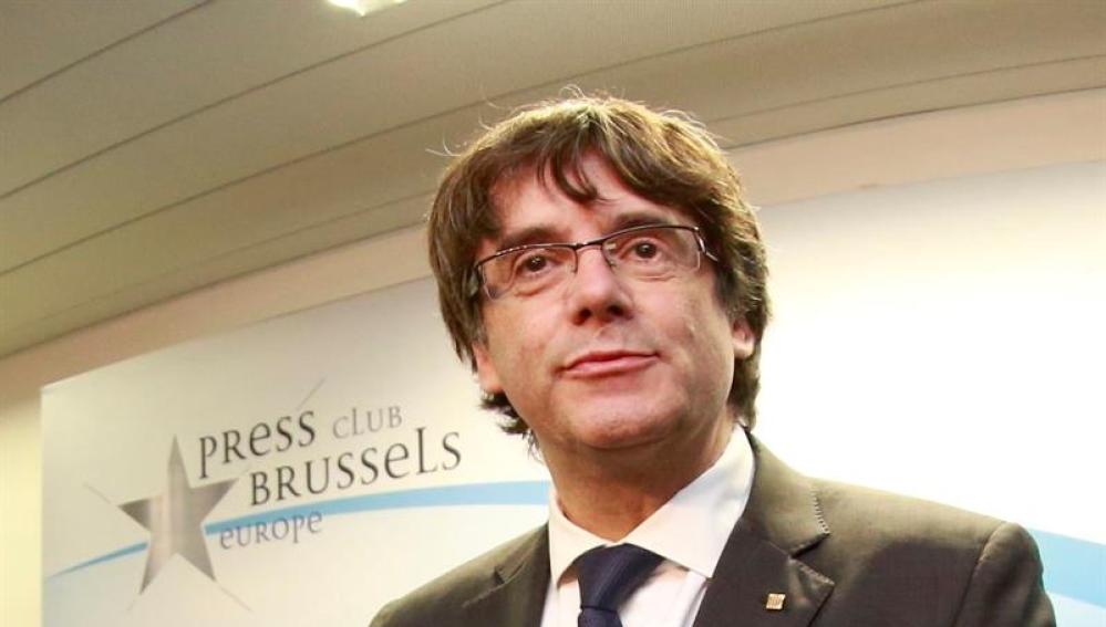 El expresidente de la Generalitat de Cataluña Carles Puigdemont