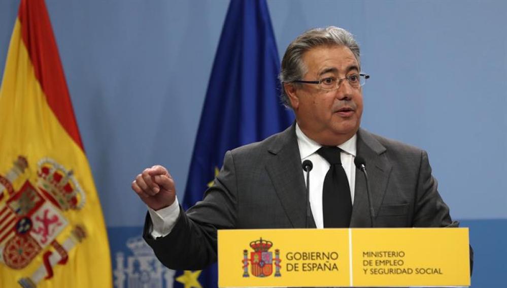 El ministro del Interior, Juan Ignacio Zoido, en una imagen de archivo