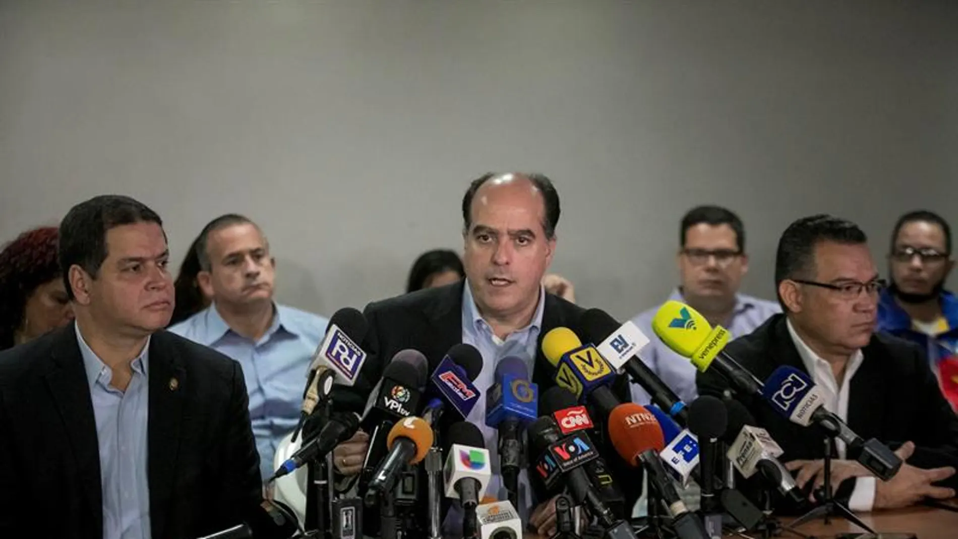 El jefe negociador de la Mesa de Unidad Democrática, Julio Borges El jefe negociador de la Mesa de Unidad Democrática, Julio Borges