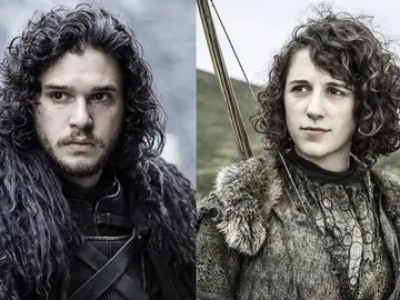 Kir Karington y Ellie Kendrick en 'Juego de tronos' Kir Karington y Ellie Kendrick en 'Juego de tronos'