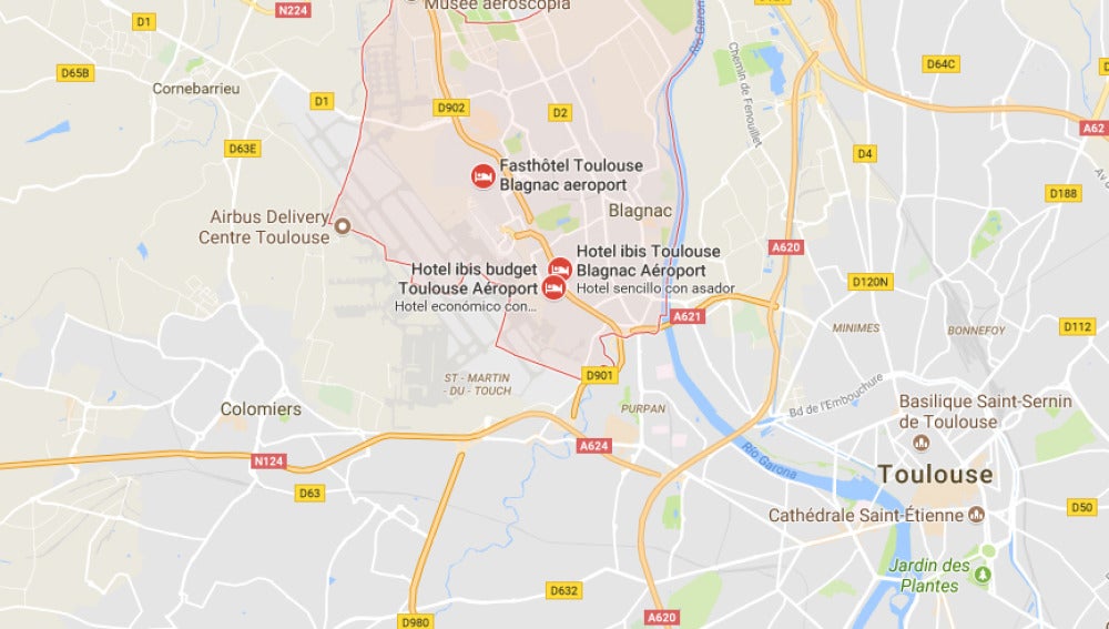 Atropello en Blagnac, cerca de Toulouse