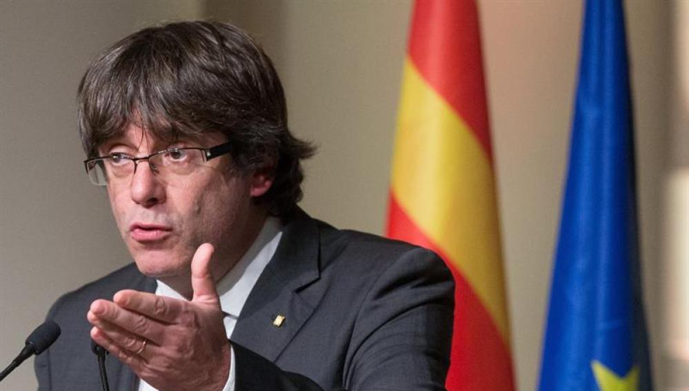 El expresidente de la Generalitat catalana, Carles Puigdemont