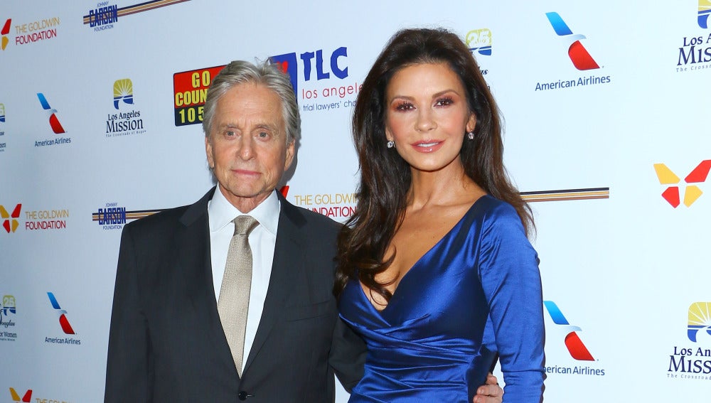 Catherine Zeta-Jones y Michael Douglas
