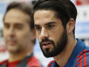 Isco Alarcón, en rueda de prensa Isco Alarcón, en rueda de prensa