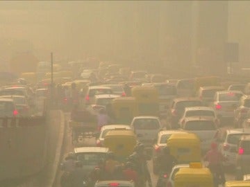 Niveles de polución extremos en Nueva Delhi