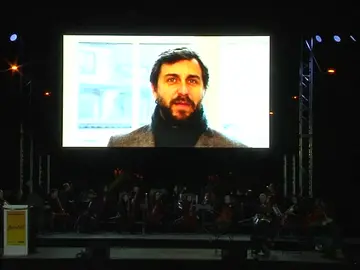 Mensaje de Comín en la manifestación Mensaje de Comín en la manifestación