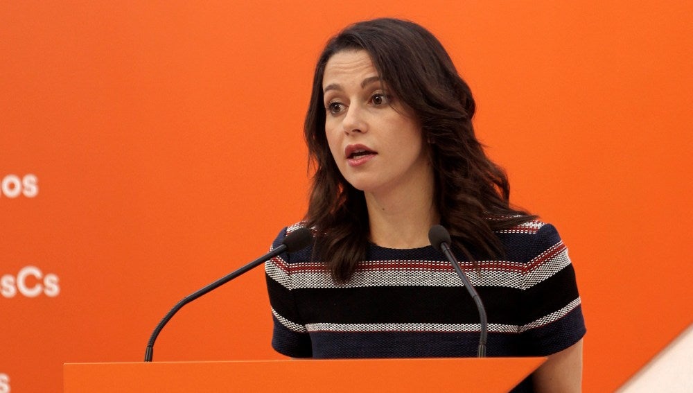 La líder de Cs en Cataluña, Inés Arrimadas
