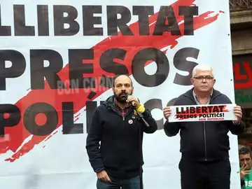 Los vicepresidenteS de la ANC, Agustí Alcoberro, y de Òmnium, Marcel Mauri Los vicepresidenteS de la ANC, Agustí Alcoberro, y de Òmnium, Marcel Mauri