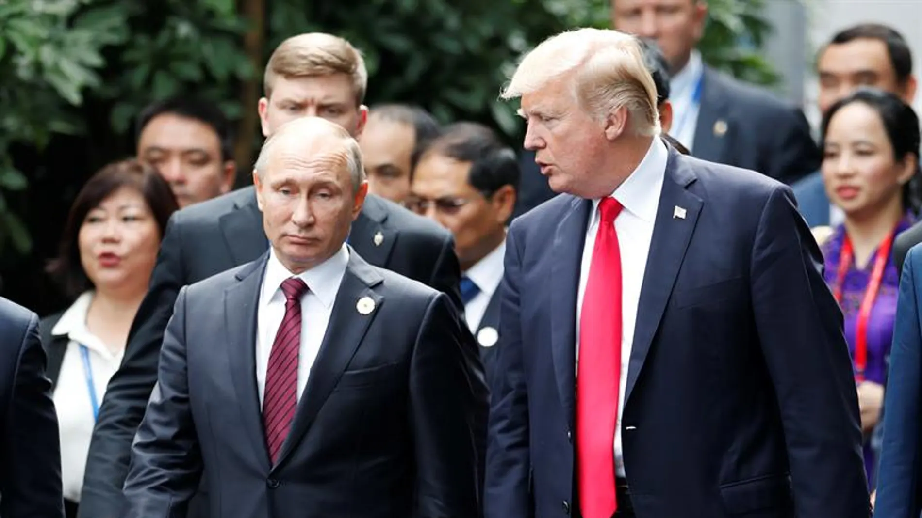 Donald Trump y Vladimir Putin Donald Trump y Vladimir Putin