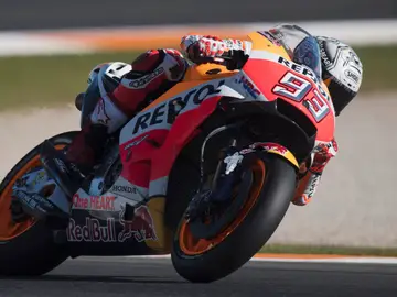 Marc Márquez, en el circuito de Cheste Marc Márquez, en el circuito de Cheste
