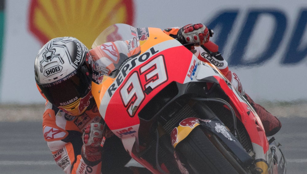Marc Márquez, a bordo de su moto