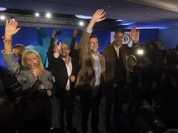 El presidente del Gobierno y del Partido Popular, Mariano Rajoy, en Cataluña El presidente del Gobierno y del Partido Popular, Mariano Rajoy, en Cataluña