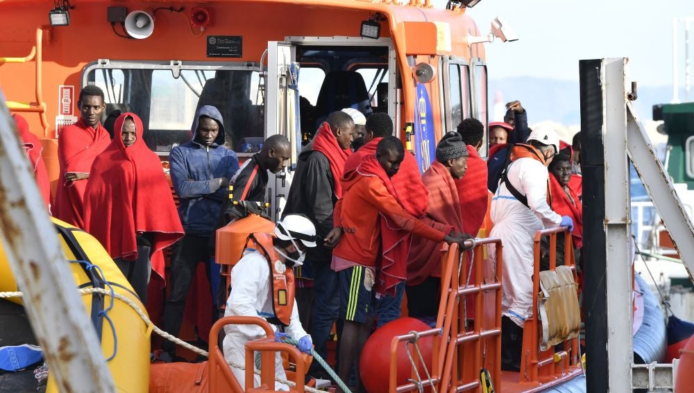 Inmigrantes rescatados en costas de Andalucía este sábado