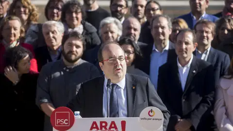 El primer secretario del PSC y candidato a la presidencia de la Generalitat de Cataluña, Miquel Iceta El primer secretario del PSC y candidato a la presidencia de la Generalitat de Cataluña, Miquel Iceta