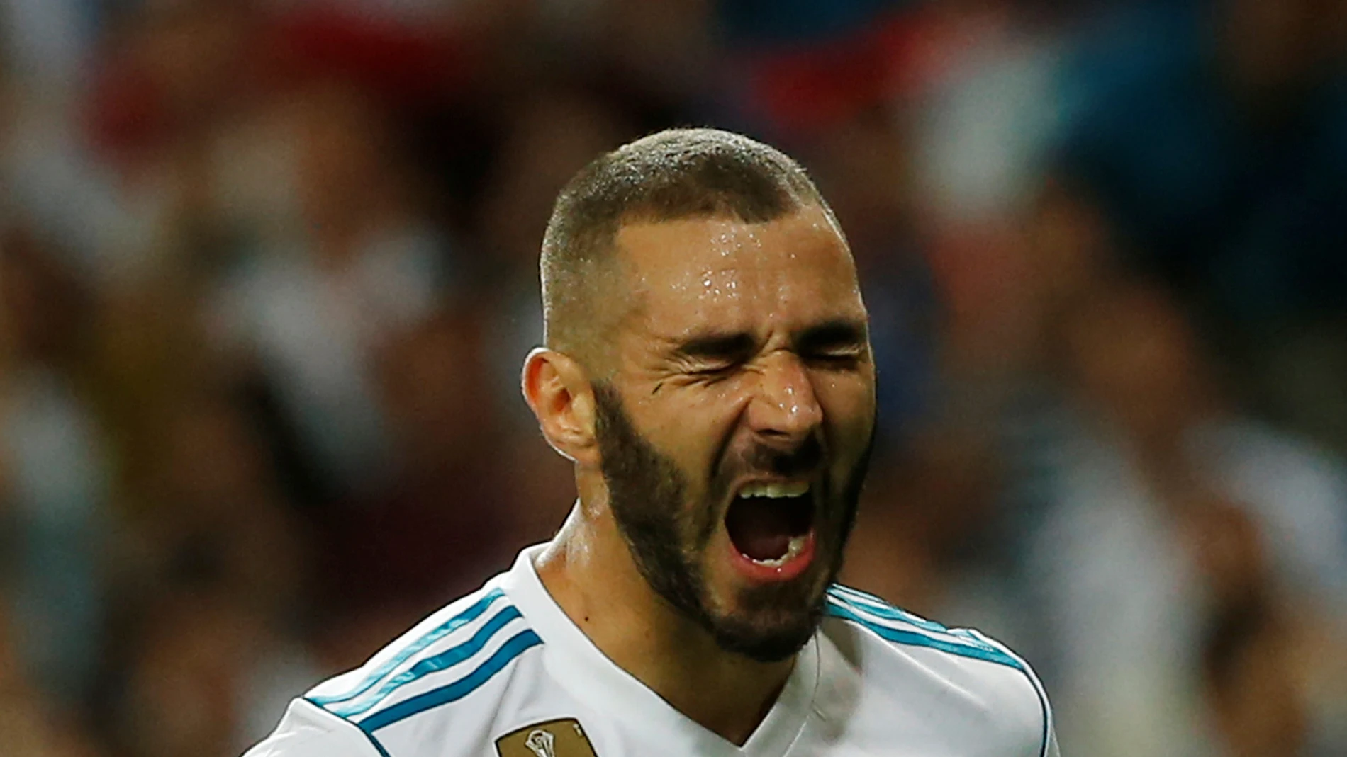 Benzema, con el Real Madrid Benzema, con el Real Madrid