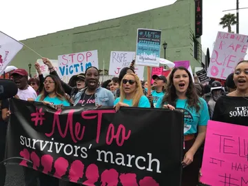 Cabecera de la marcha #Metoo Cabecera de la marcha #Metoo