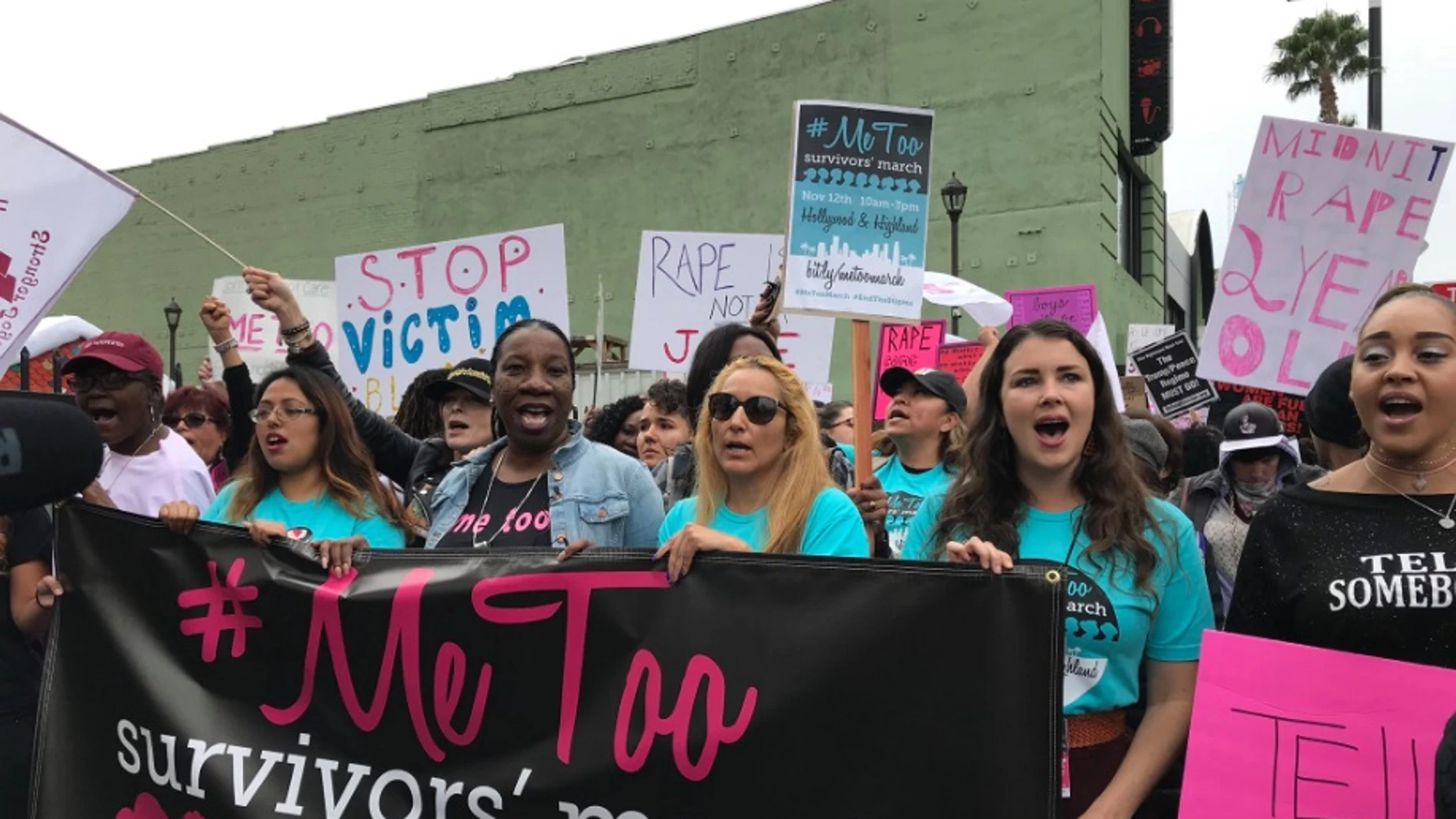 Cabecera de la marcha #Metoo Cabecera de la marcha #Metoo