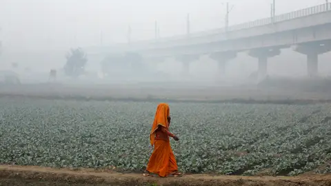 Contaminación en Nueva Delhi Contaminación en Nueva Delhi